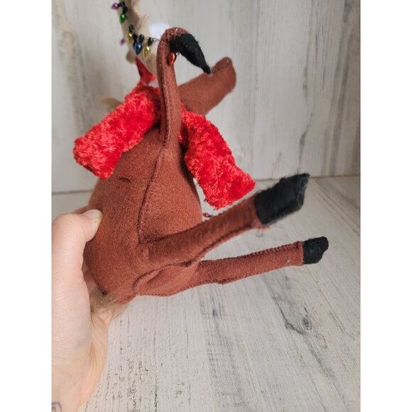 Annalee cozy Christmas moose string light plush decor - Picture 9 of 9